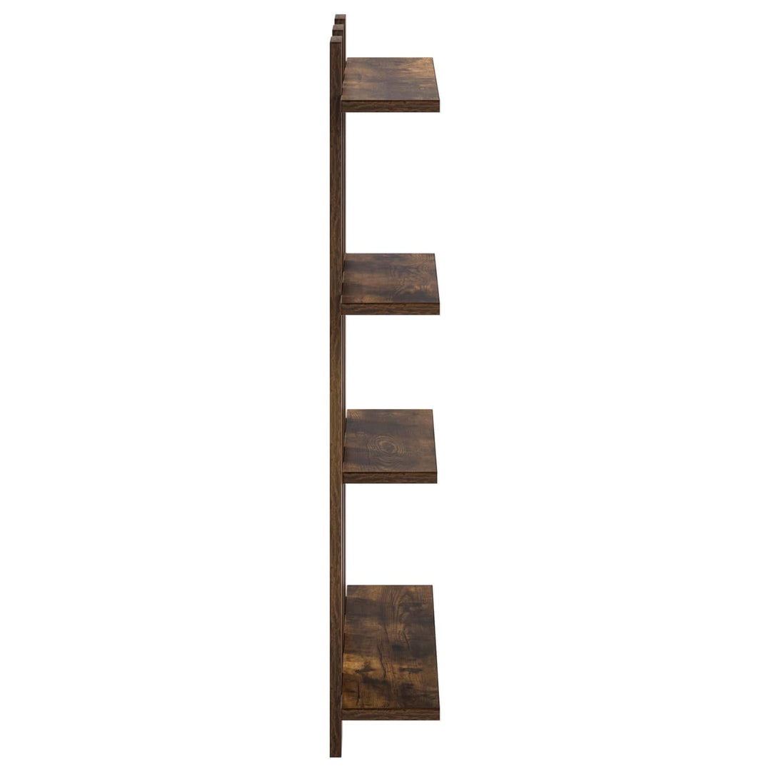 Væghylde Røget eg 61 x 13,5 x 88 cm Konstrueret træ