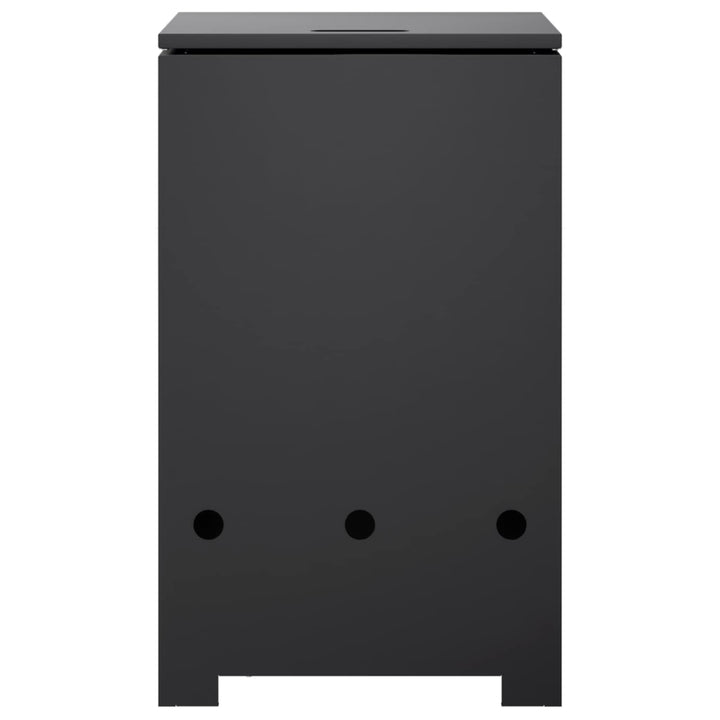 Gasflaskeskjuler 40 x 40 x 66 cm Stål Sort