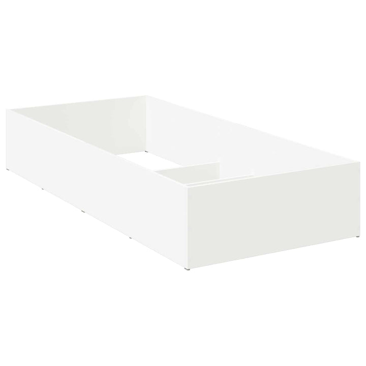 Sengeomkransning til justerbar sengebund Hvid 70 x 200 cm