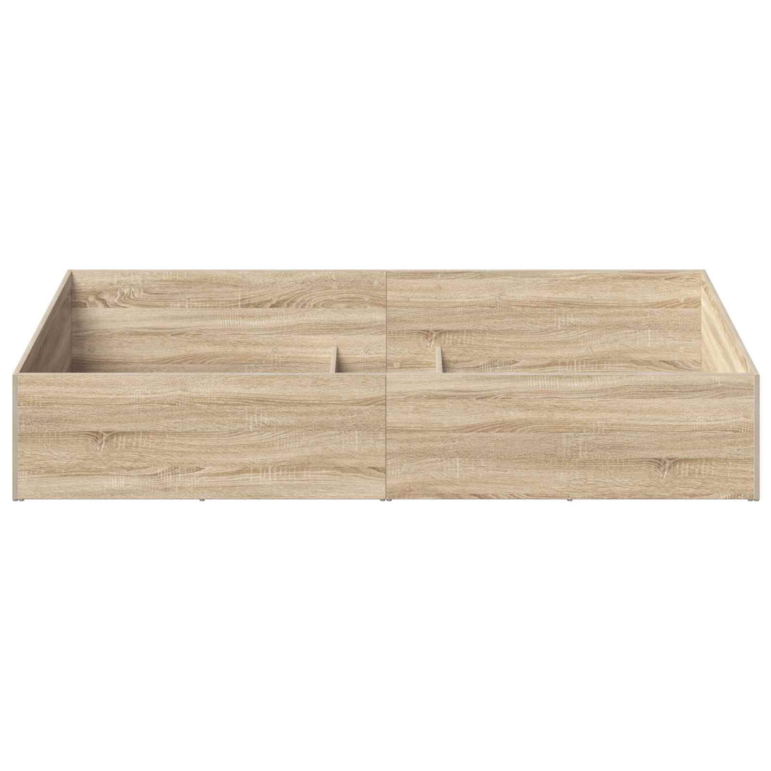 Sengeomkransning til justerbar sengebund Sonoma-eg 70 x 200 cm