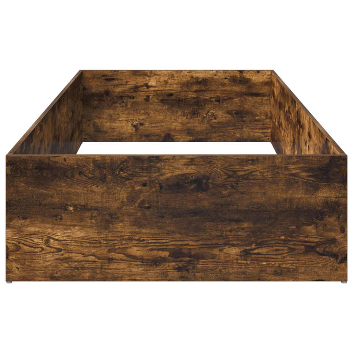Sengeomkransning til justerbar sengebund Røget eg 70 x 200 cm