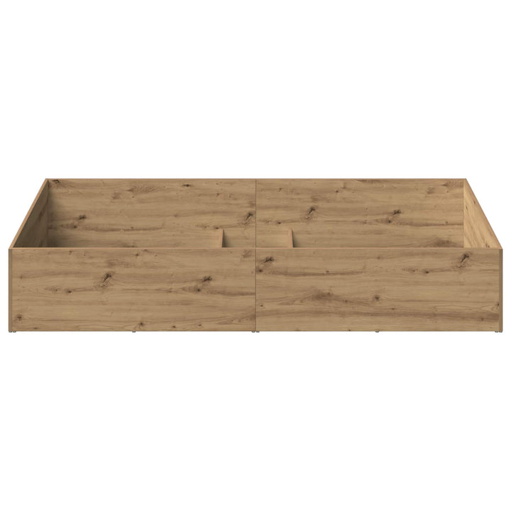 Sengeomkransning til justerbar sengebund Artisan-eg 80 x 200 cm