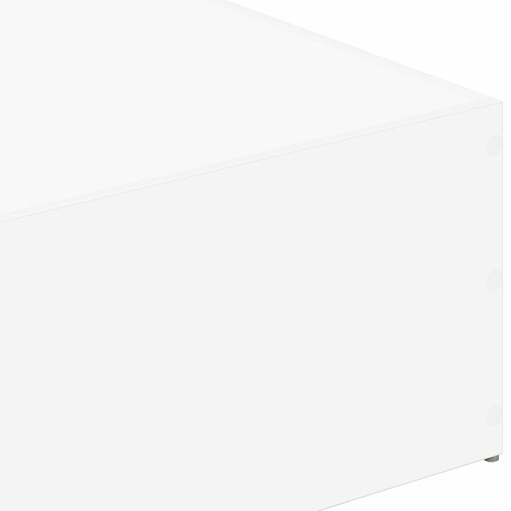 Sengeomkransning til justerbar sengebund Hvid 90 x 200 cm