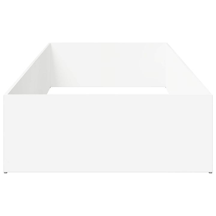 Sengeomkransning til justerbar sengebund Hvid 90 x 200 cm