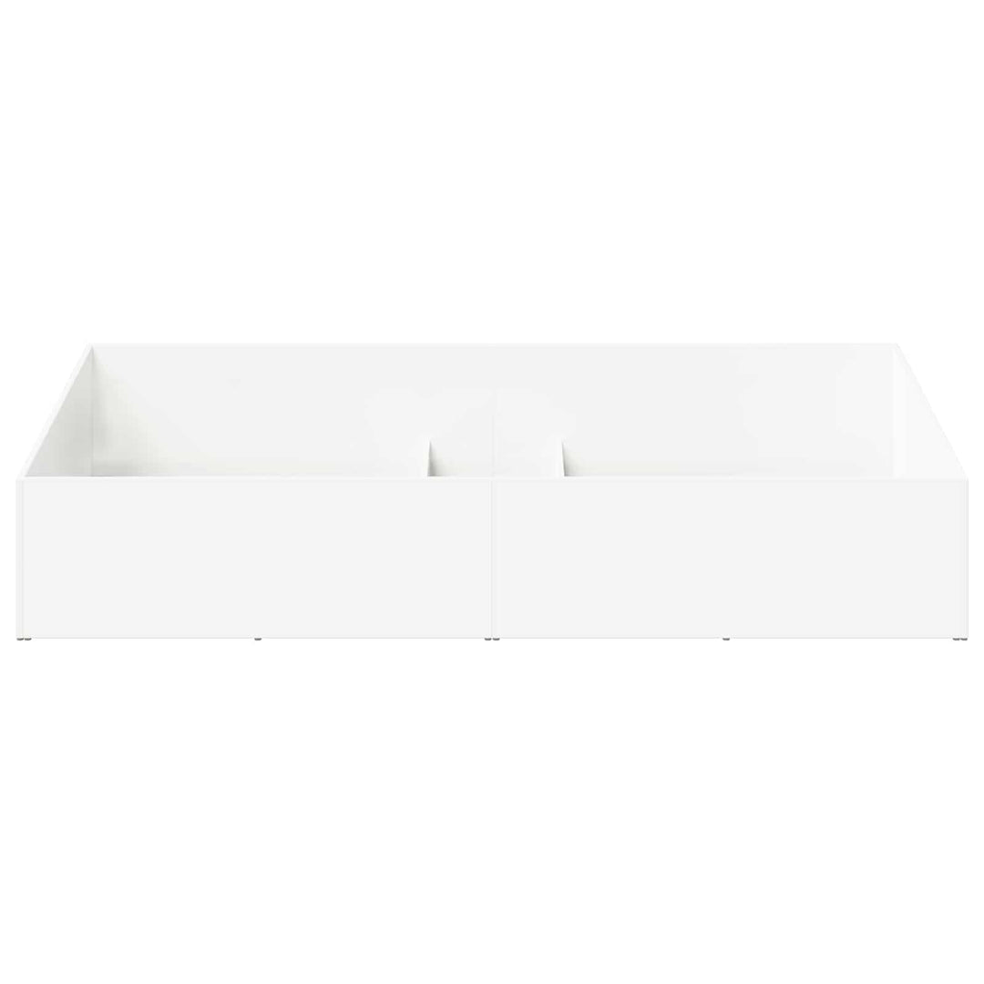 Sengeomkransning til justerbar sengebund Hvid 90 x 200 cm