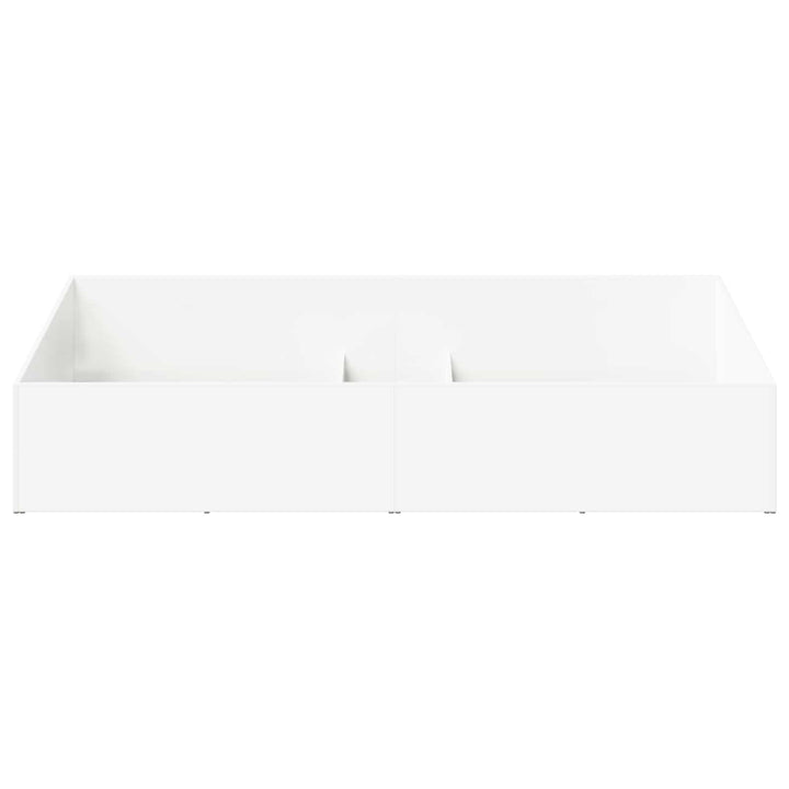 Sengeomkransning til justerbar sengebund Hvid 90 x 200 cm