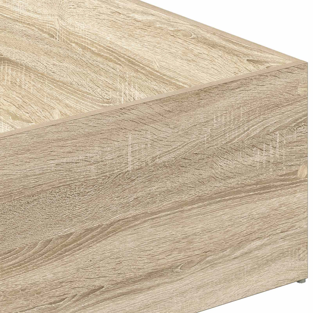 Sengeomkransning til justerbar sengebund Sonoma-eg 90 x 200 cm