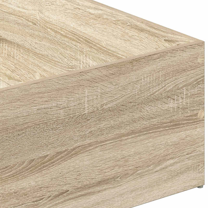 Sengeomkransning til justerbar sengebund Sonoma-eg 90 x 200 cm