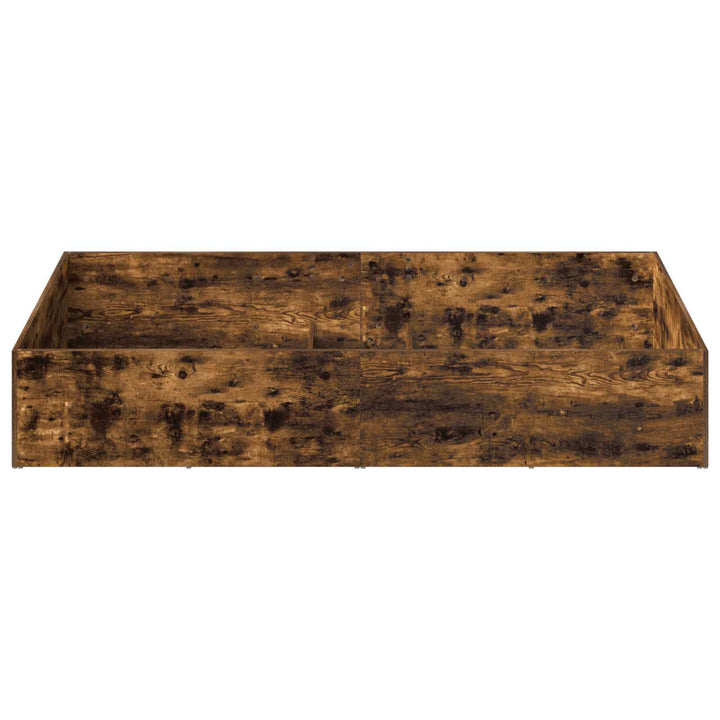 Sengeomkransning til justerbar sengebund Røget eg 90 x 200 cm
