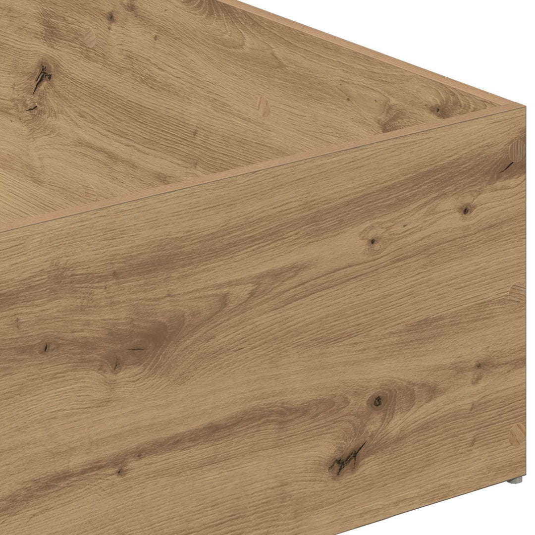 Sengeomkransning til justerbar sengebund Artisan-eg 90 x 200 cm