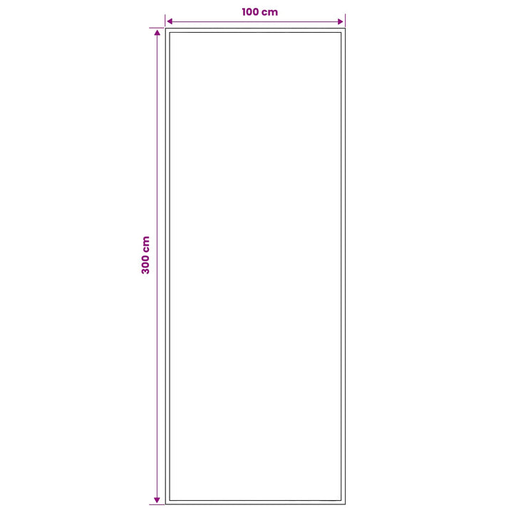 Runner Tæppe FLORNES Vævet Grå PP 7 mm