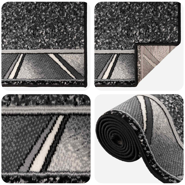 Runner Tæppe FLORNES Vævet Grå PP 7 mm