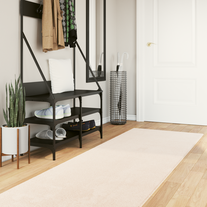Medium luv blød og vaskbar tæppe HUARTE Beige 80 x 750 cm