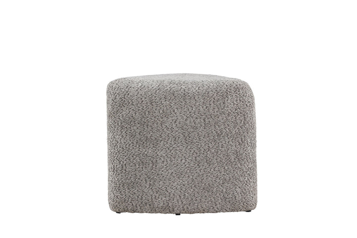 Venture Home Peg Pouf - Grey Boucle