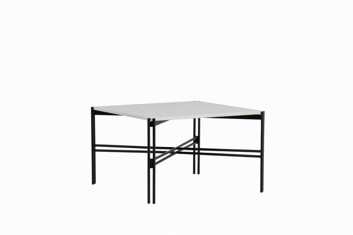 Venture Home Razzia Sofa Table 75*75*48 White Terazzo / Black
