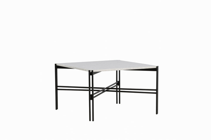 Venture Home Razzia Sofa Table 75*75*48 White Terazzo / Black