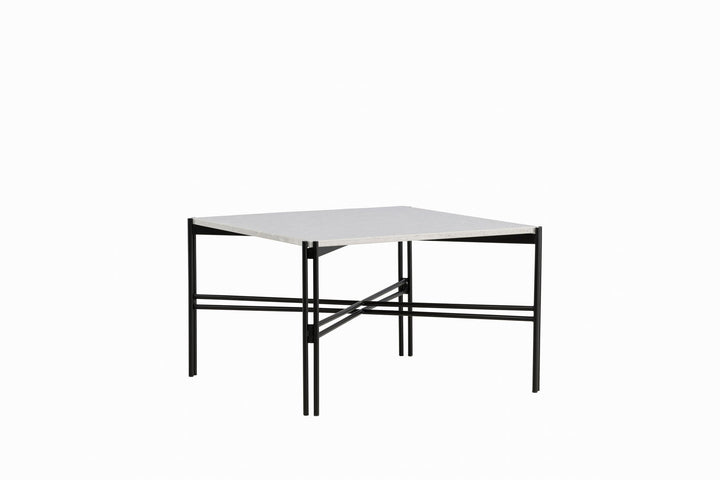 Venture Home Razzia Sofa Table 75*75*48 White Terazzo / Black