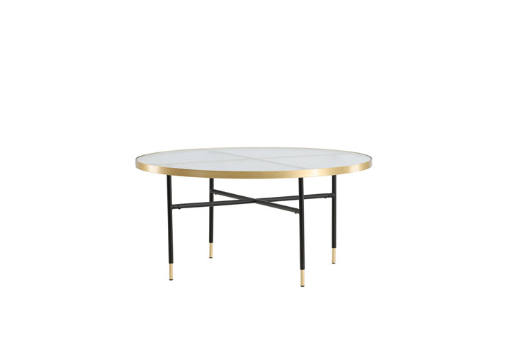 Venture Home Bubbles Sofa Table ø98 - Brass / Pressed Glass