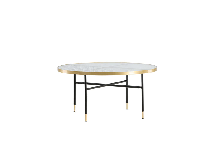 Venture Home Bubbles Sofa Table ø98 - Brass / Pressed Glass