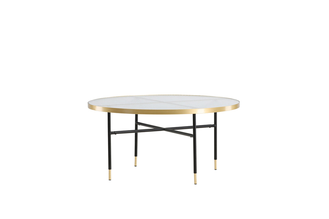 Venture Home Bubbles Sofa Table ø98 - Brass / Pressed Glass