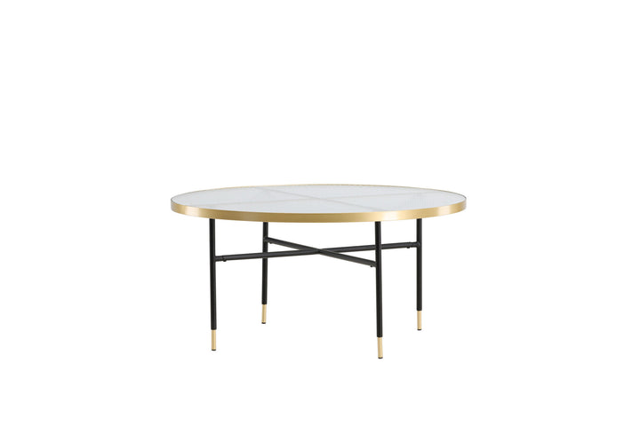 Venture Home Bubbles Sofa Table ø98 - Brass / Pressed Glass