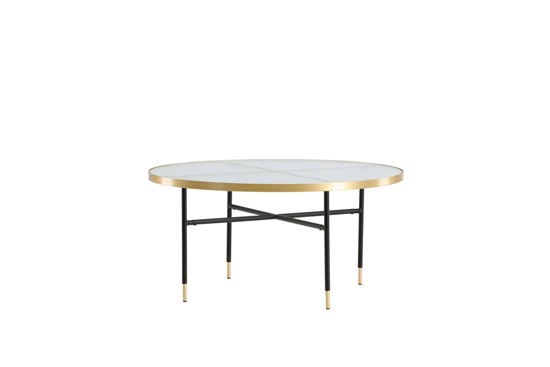 Venture Home Bubbles Sofa Table ø98 - Brass / Pressed Glass