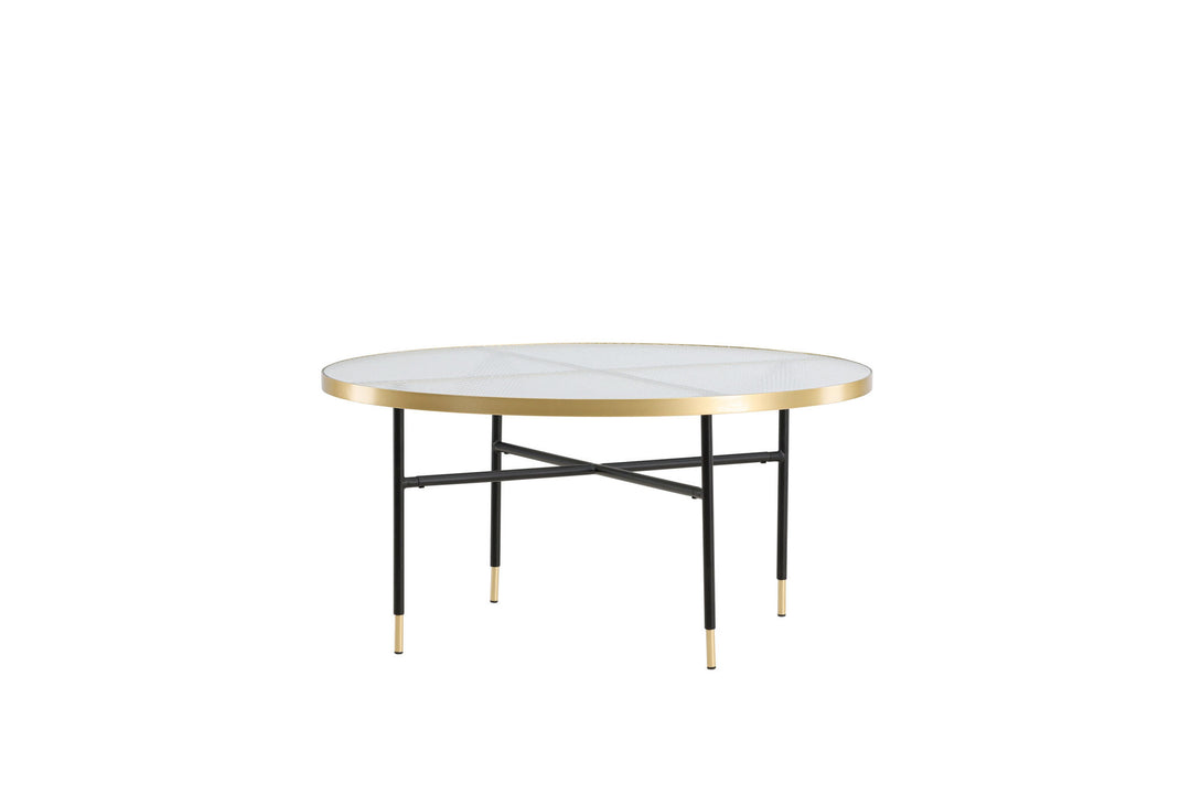 Venture Home Bubbles Sofa Table ø98 - Brass / Pressed Glass