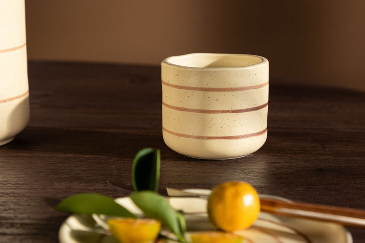 Venture Home Kutie Kop 2-pak - Beige/brun - 9*8Hcm