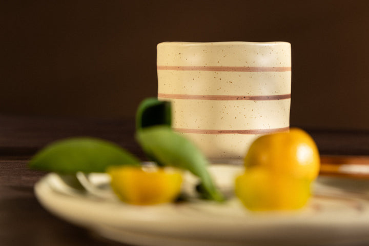 Venture Home Kutie Kop 2-pak - Beige/brun - 9*8Hcm