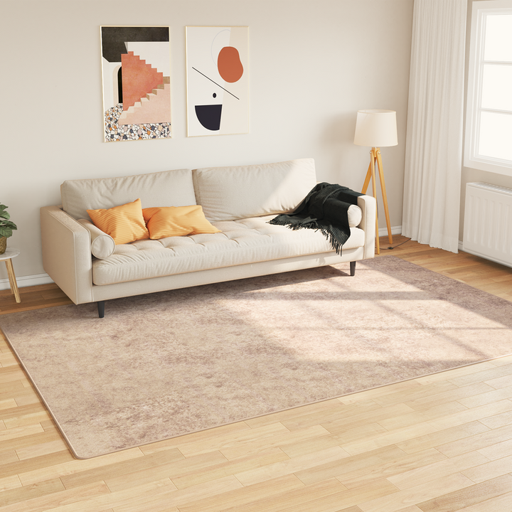 Tæppe Runner MARSA Beige 190 x 300 cm Polyester og PVC