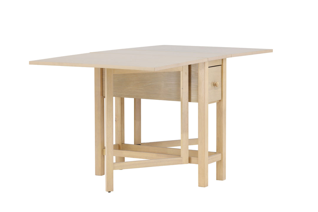 Venture Home Edward Drop Leaf Table 150x80 cm - Whitewash  /