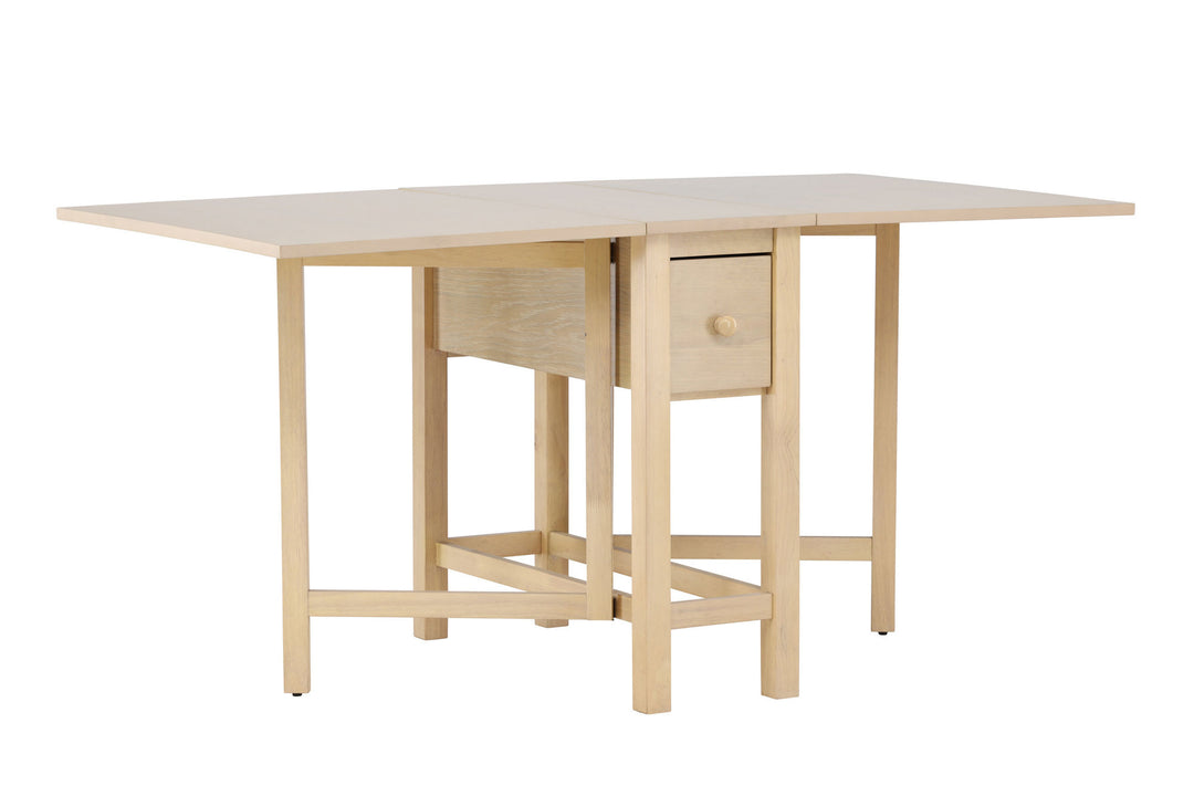 Venture Home Edward Drop Leaf Table 150x80 cm - Whitewash  /