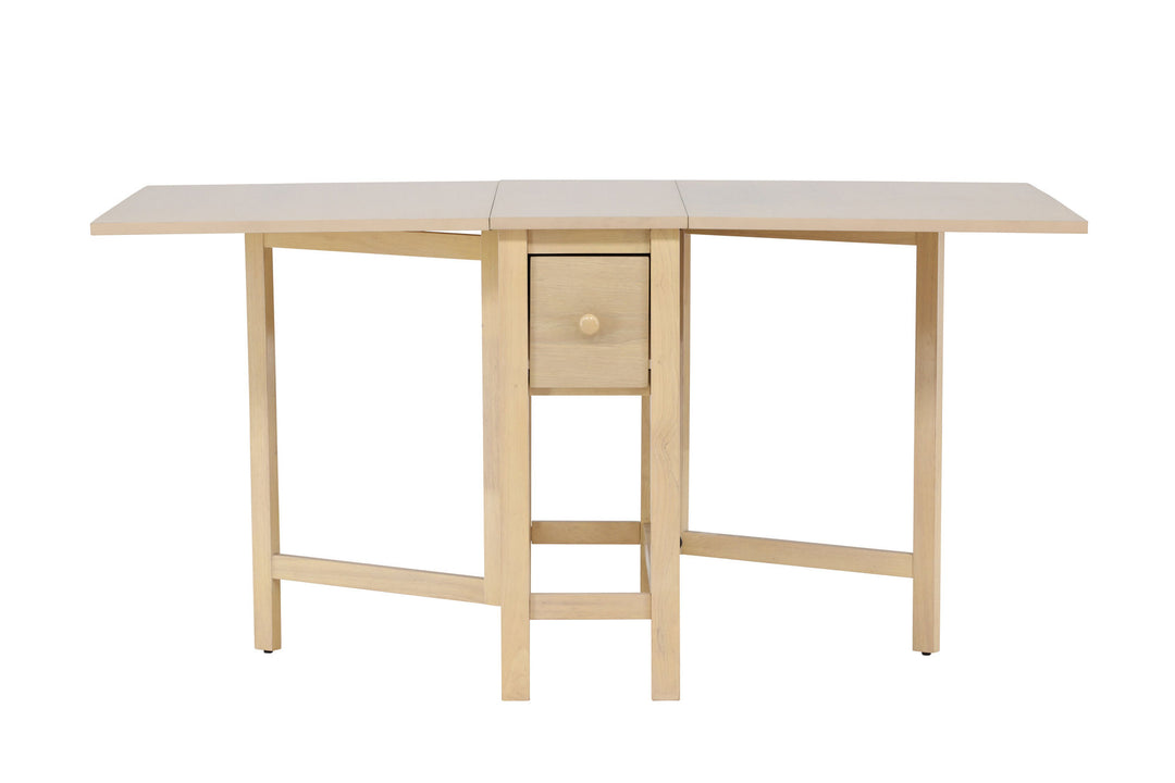Venture Home Edward Drop Leaf Table 150x80 cm - Whitewash  /
