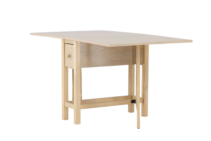 Venture Home Edward Drop Leaf Table 150x80 cm - Whitewash  /