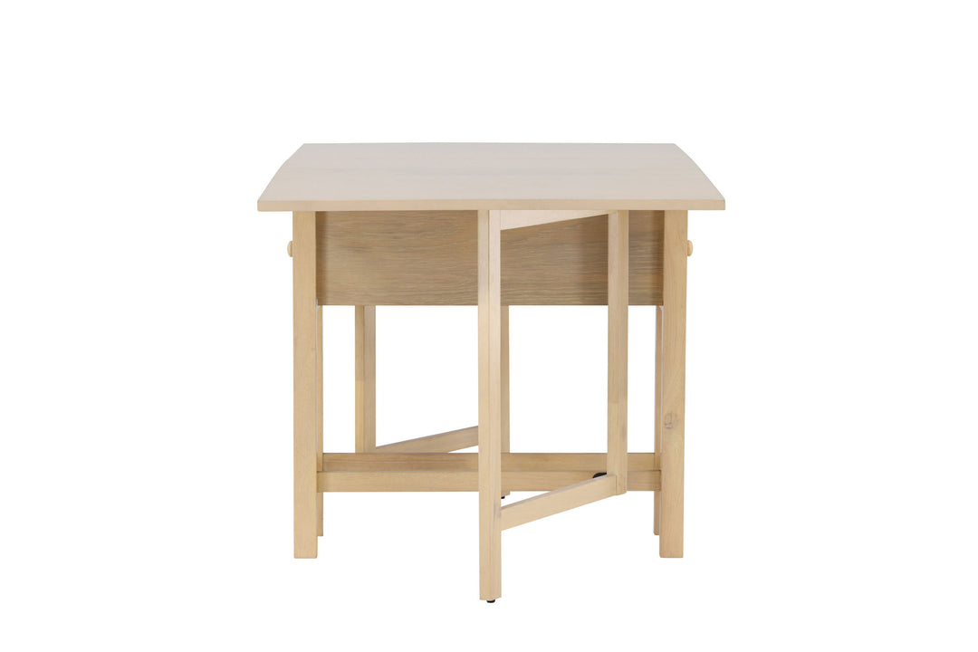 Venture Home Edward Drop Leaf Table 150x80 cm - Whitewash  /