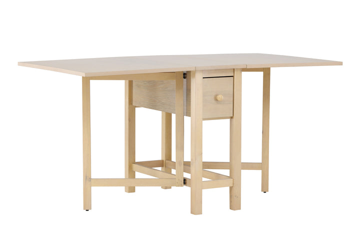 Venture Home Edward Drop Leaf Table 150x80 cm - Whitewash  /