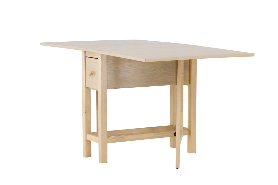 Venture Home Edward Drop Leaf Table 150x80 cm - Whitewash  /