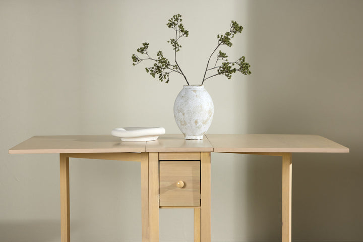 Venture Home Edward Drop Leaf Table 150x80 cm - Whitewash  /