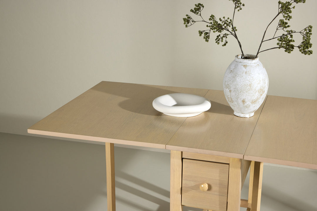 Venture Home Edward Drop Leaf Table 150x80 cm - Whitewash  /