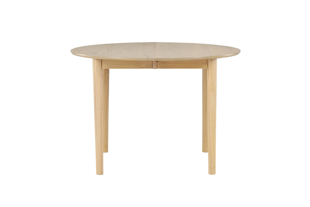 Venture Home Gilda Dining Table ø110 (+40cm) - Whitewash /