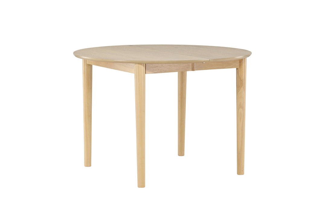 Venture Home Gilda Dining Table ø110 (+40cm) - Whitewash /