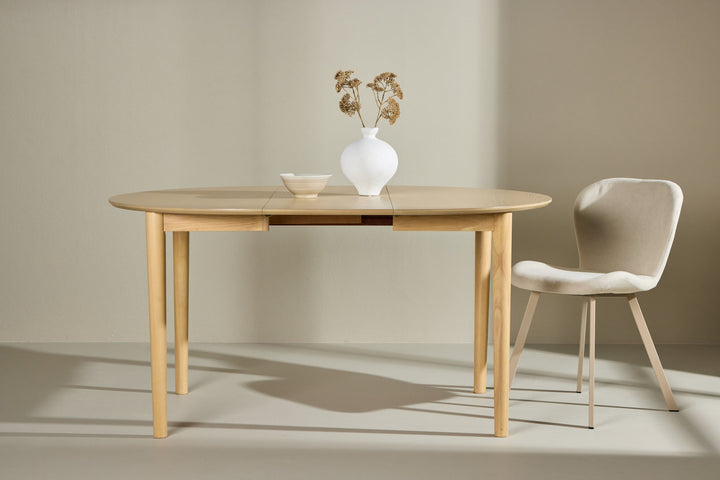 Venture Home Gilda Dining Table ø110 (+40cm) - Whitewash /
