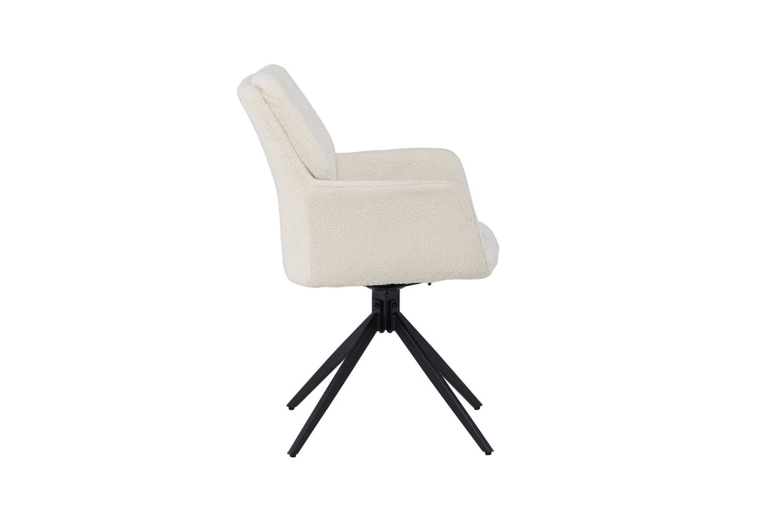 Venture Home Manchi Dining Chair 2-pack - Black  / White