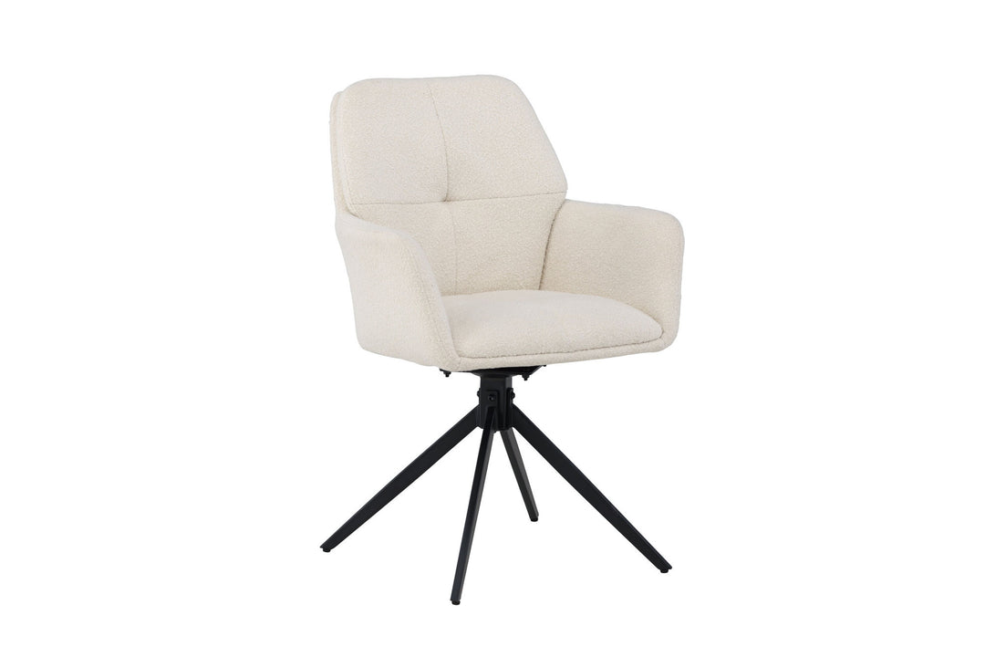 Venture Home Manchi Dining Chair 2-pack - Black  / White