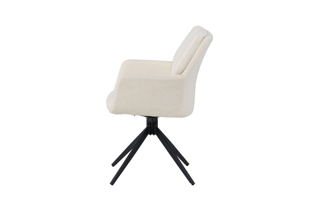 Venture Home Manchi Dining Chair 2-pack - Black  / White
