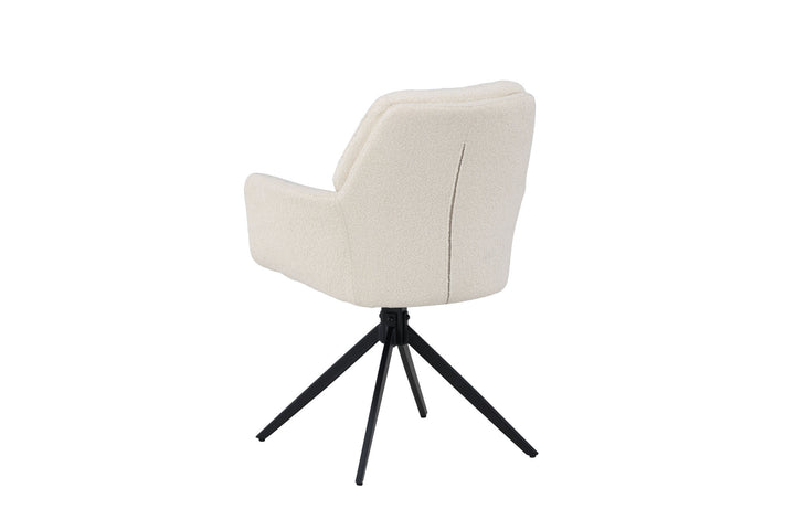 Venture Home Manchi Dining Chair 2-pack - Black  / White