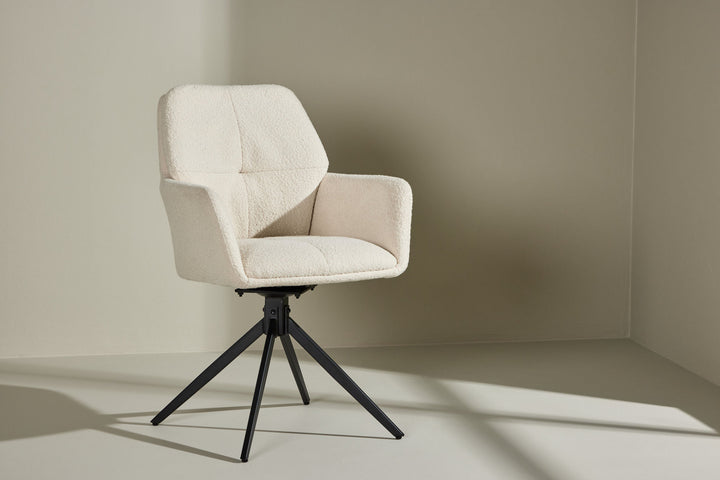 Venture Home Manchi Dining Chair 2-pack - Black  / White