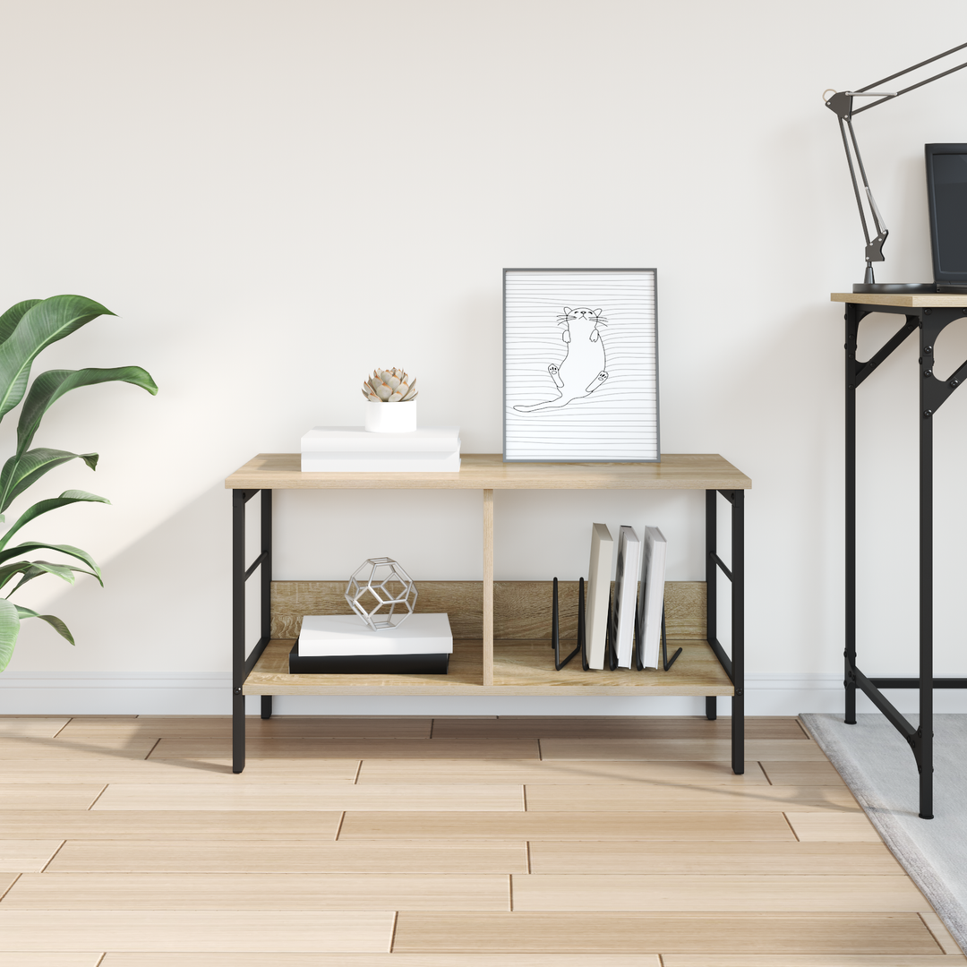 Bogreol Sonoma eg 82 x 32 x 47 cm Konstrueret træ