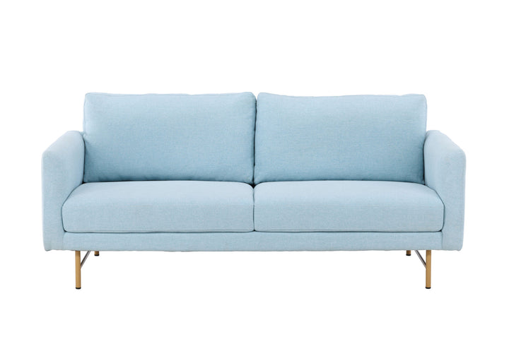 Venture Home Sky 3-Seat Sofa - Whitewash / Baby Blue