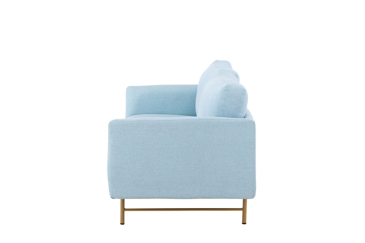 Venture Home Sky 3-Seat Sofa - Whitewash / Baby Blue
